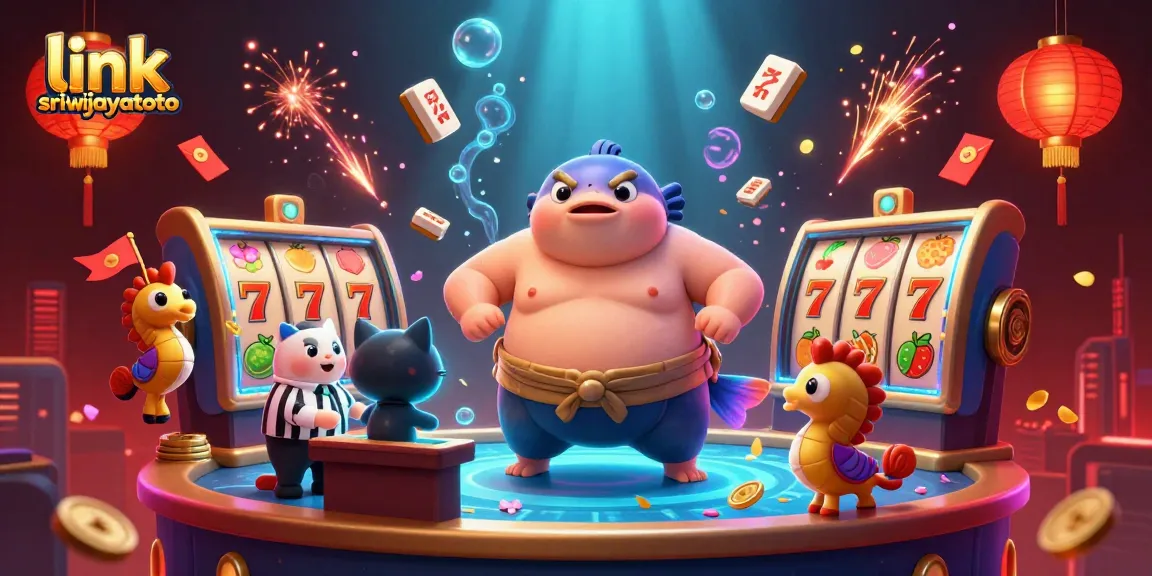 Experience high-stakes action at link sriwijayatoto casino with our festive underwater illustration