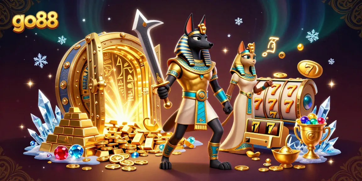 Experience the thrill of winning at go88 with vibrant slots amid treasures and ancient guardians.