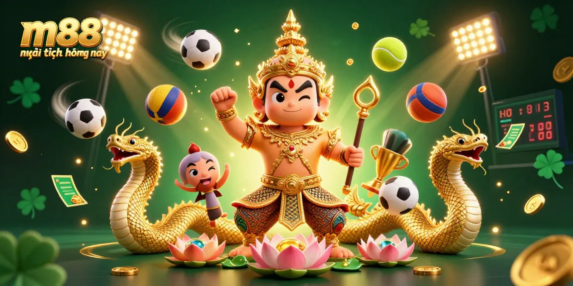 Trải nghiệm cảm giác hồi hộp của m88 mới nhất hôm nay với những hành động thể thao sôi động, đồ họa rực rỡ và các yếu tố cá cược hấp dẫn.