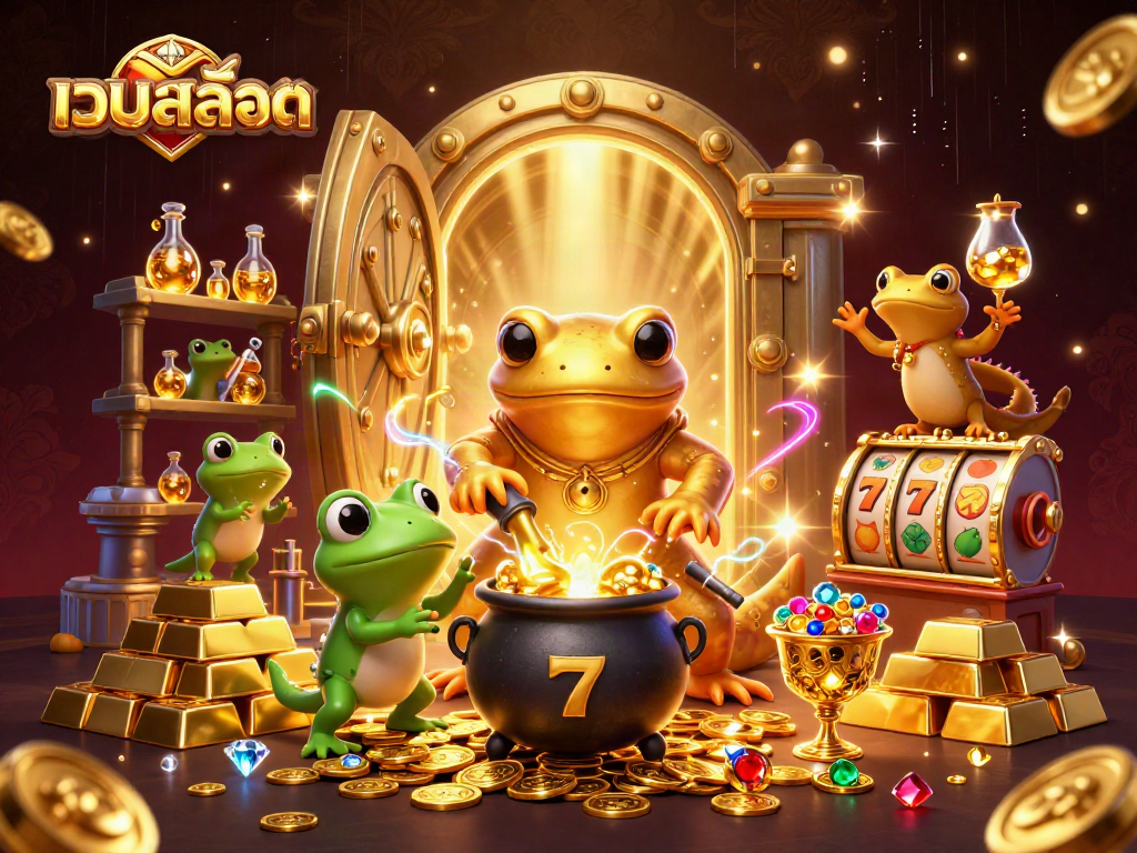 Engage with เว็บสล็อต slot adventures featuring golden alchemist and magical elements.