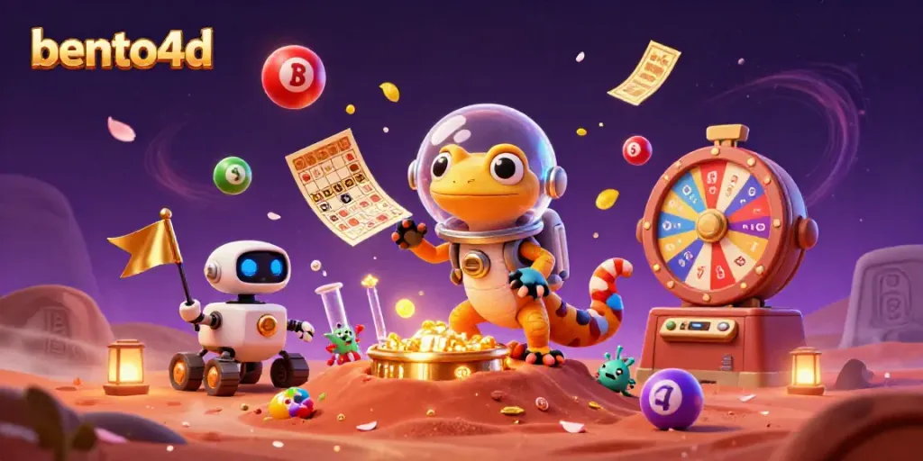 Experience exciting gameplay with bento4d's vibrant casino scene featuring dynamic lottery and bingo elements.