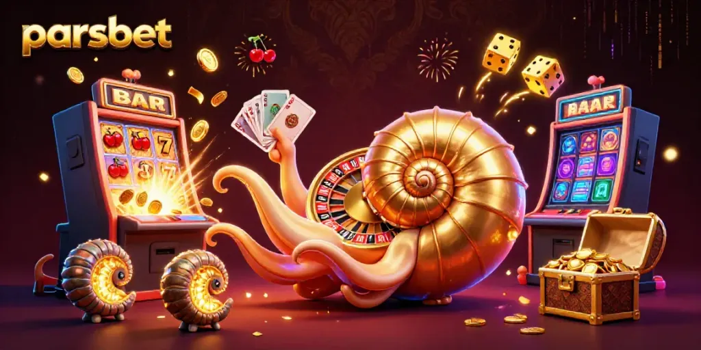 parsbet ile heyecan verici bir casino sahnesini canlandıran 3D tasarım