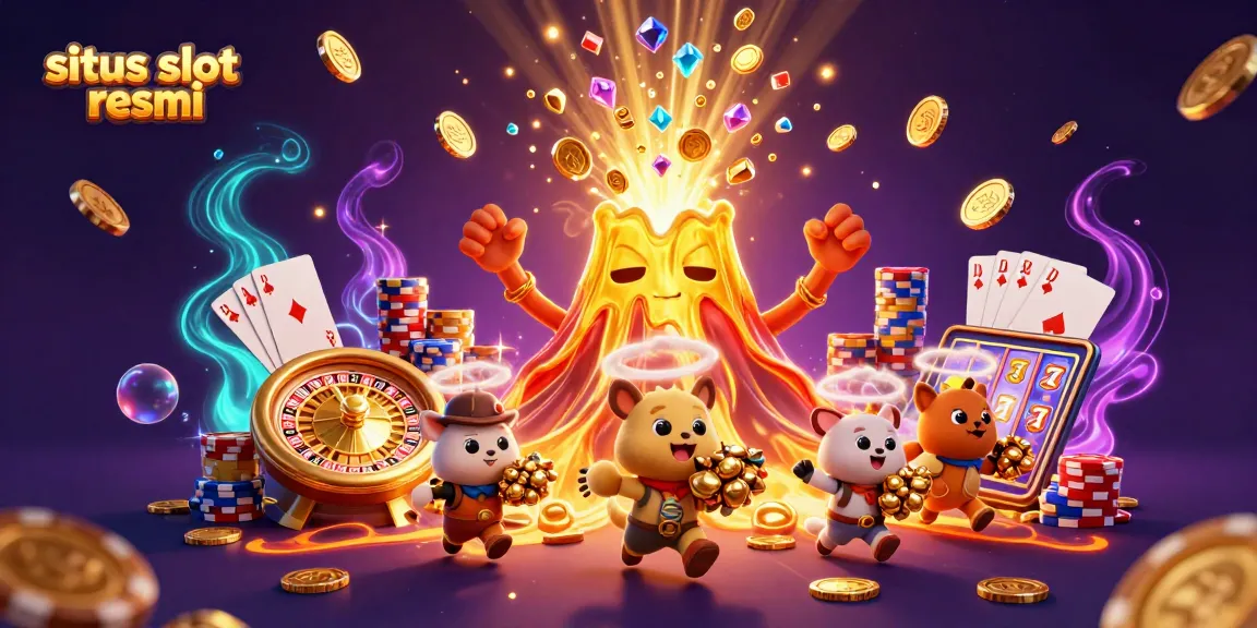 Experience the thrill of situs slot resmi with golden treasures and dynamic gaming elements.