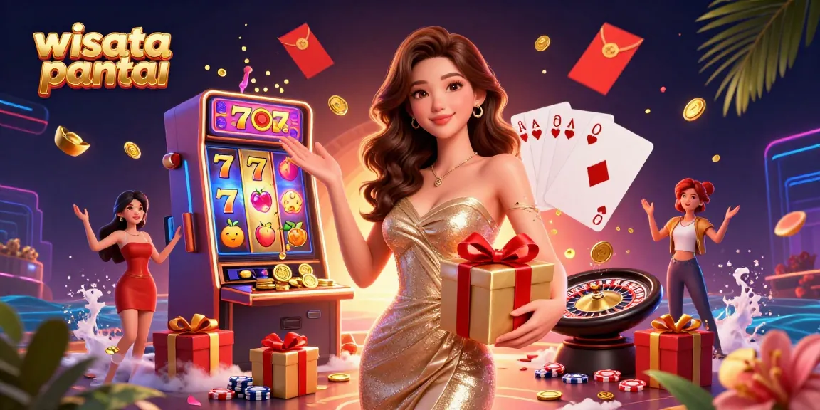 Experience exciting gambling action with a stunning view at wisata pantai-themed casino.