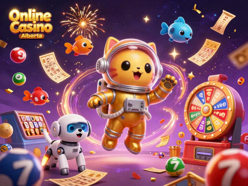 Experience thrilling gameplay at Online Casino Alberta with vibrant characters and exciting elements.