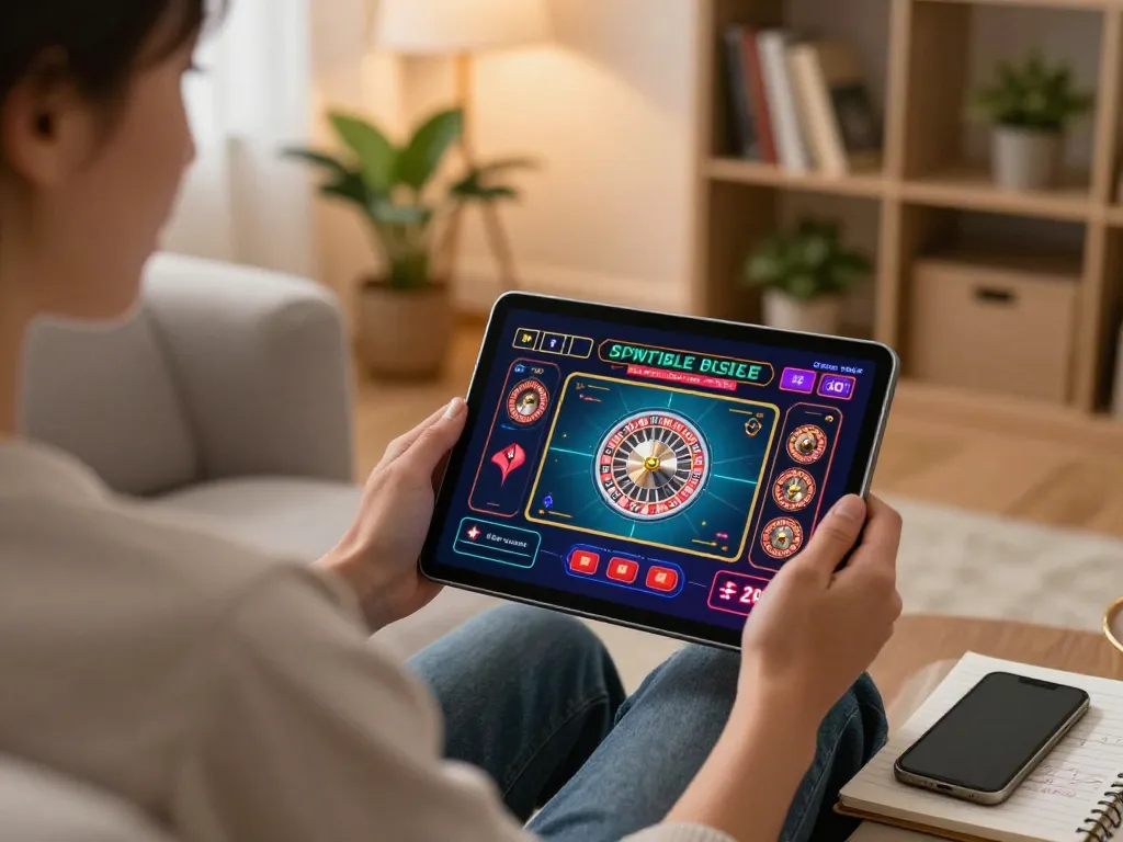 Engaging with online casinos in Canada through a tablet for strategic gaming at home