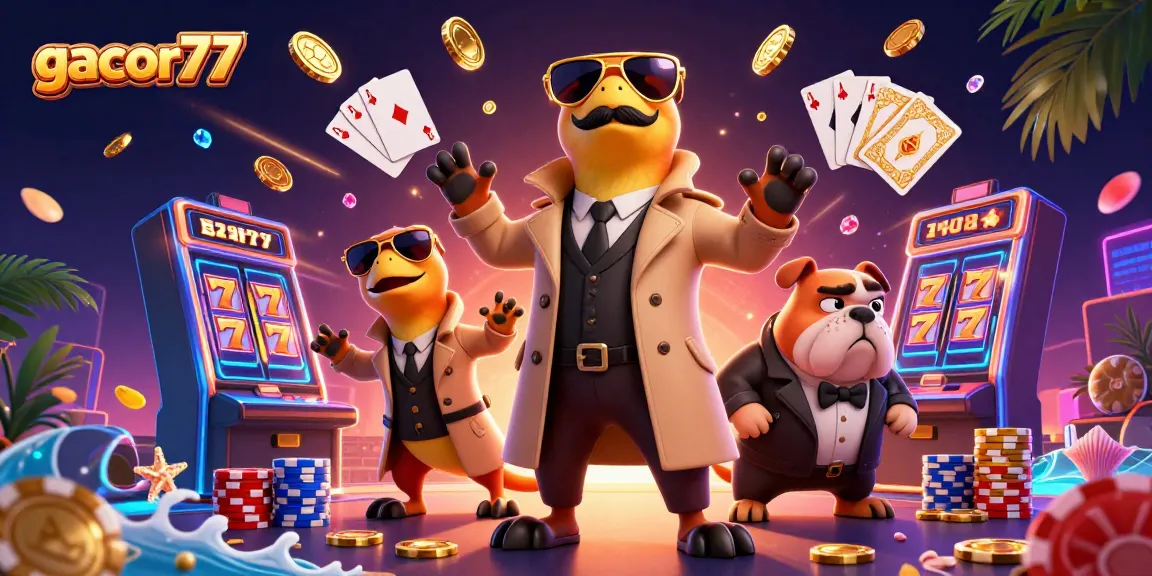 Mainkan gacor77 dan dapatkan jackpot dalam ilustrasi kasino yang menarik.