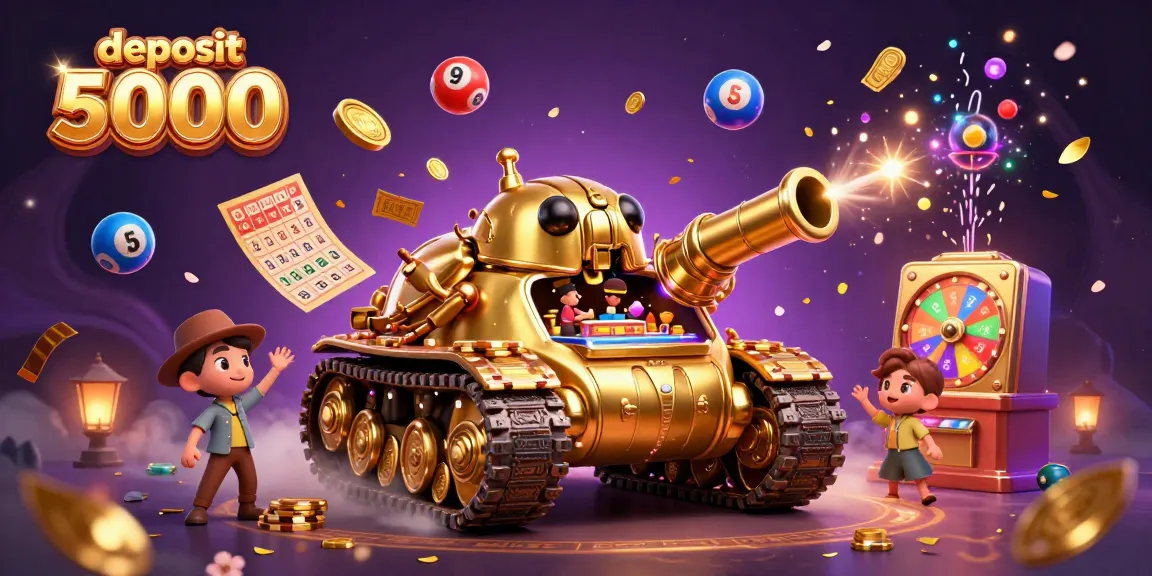 Experience the thrill of winning with deposit 5000 at an engaging casino scene bursting with excitement.