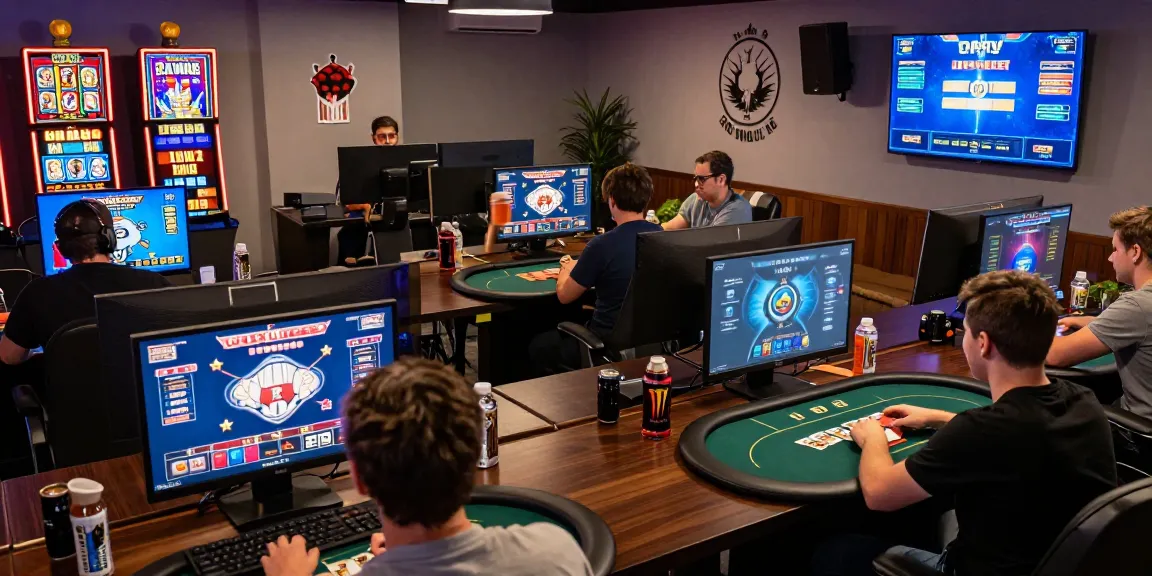 Exciting online gaming with players enjoying game bài 68, celebrating wins in a vibrant atmosphere.