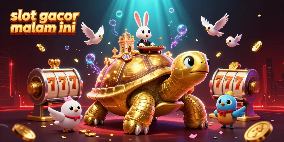 Experience thrilling gameplay with slot gacor malam ini featuring a lively 3D casino scene.