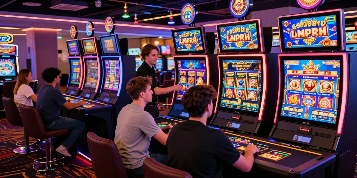 Players enjoying exciting games at new online casinos in the UK, showcasing vibrant slot games and live dealer interaction.